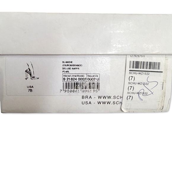 Schutz Blanche Pumps Pearl white shoes high heels Revolve Sz 7 - Picture 11 of 13